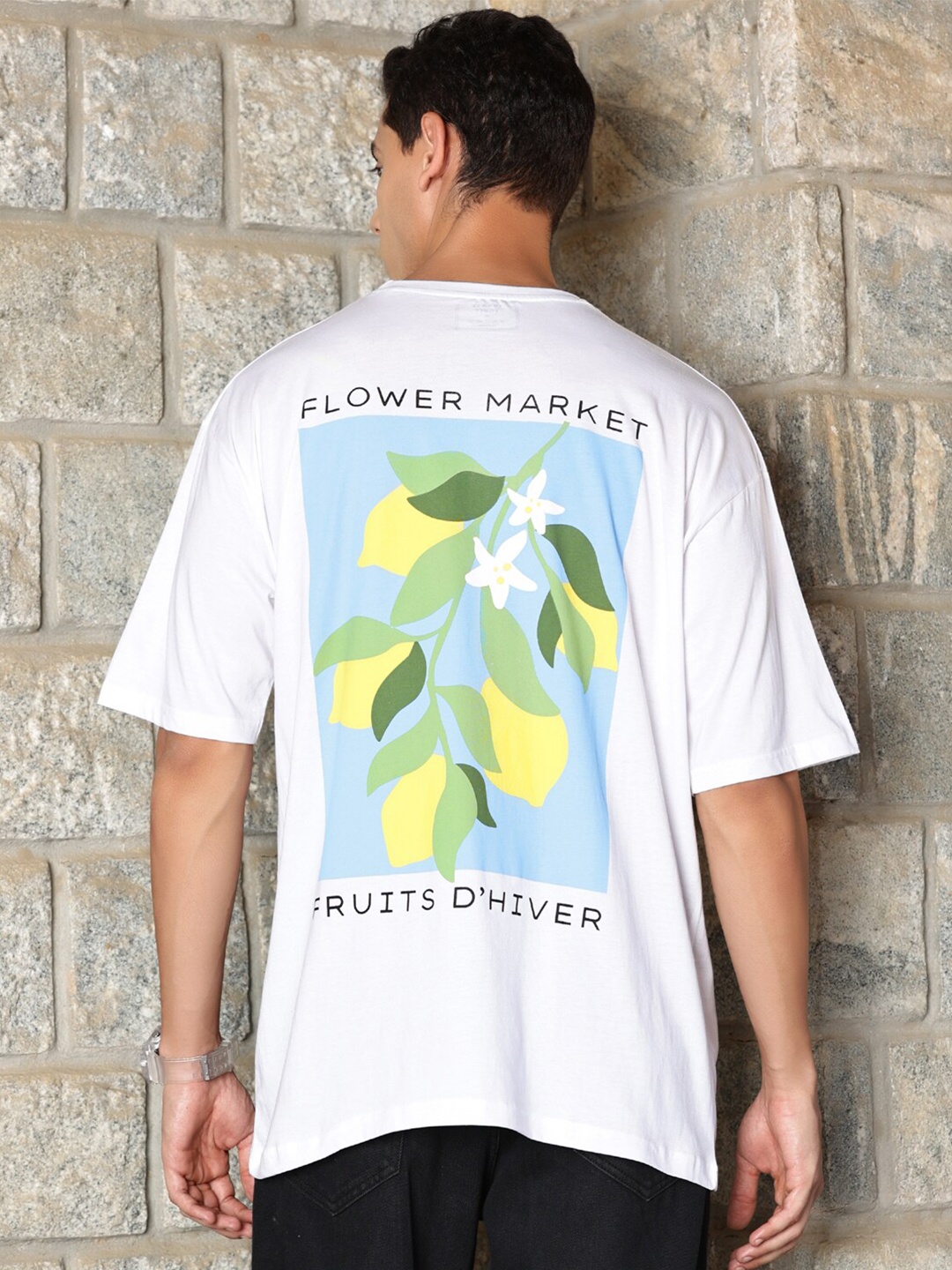 Thomas Scott Floral Printed Drop-Shoulder Sleeves Oversized Pure Cotton T-shirt, White
Thomas Scott Floral Printed Drop-Shoulder Sleeves Oversized Pure Cotton T-shirt, White
