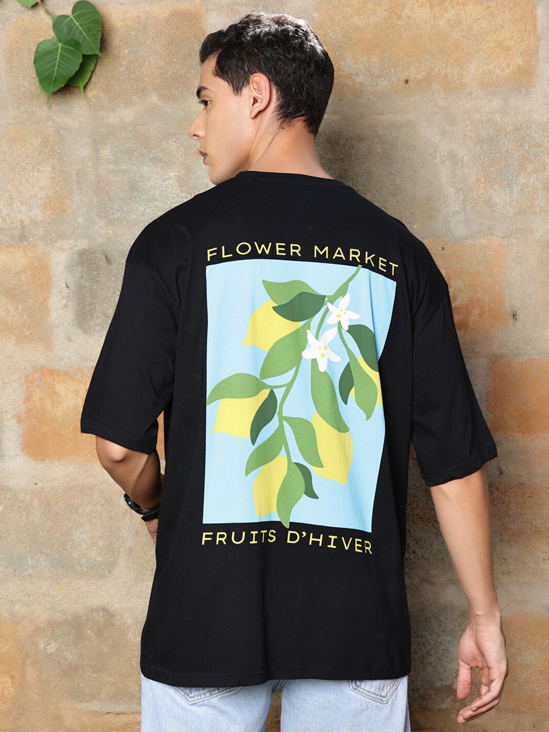Thomas Scott Floral Printed Drop-Shoulder Sleeves Oversized Pure Cotton T-shirt, Black
Thomas Scott Floral Printed Drop-Shoulder Sleeves Oversized Pure Cotton T-shirt, Black