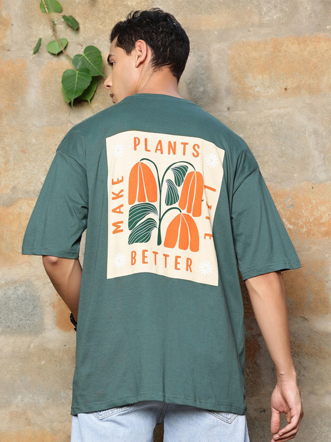 Thomas Scott Graphic Printed Drop-Shoulder Sleeves Oversized Pure Cotton T-shirt, Green
Thomas Scott Graphic Printed Drop-Shoulder Sleeves Oversized Pure Cotton T-shirt, Green