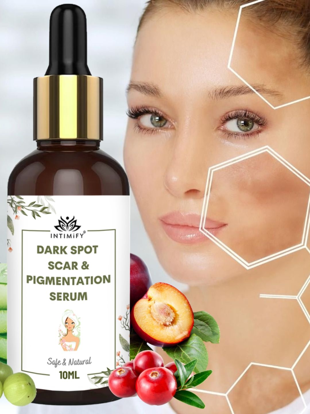 INTIMIFY Dark Spot Scar & Pigmentation Face Serum For Glowing Skin-10ml, Transparent
INTIMIFY Dark Spot Scar & Pigmentation Face Serum For Glowing Skin-10ml, Transparent