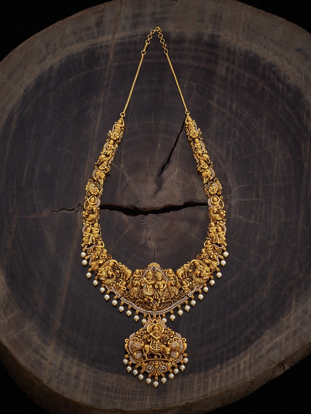 Kushal's Fashion Jewellery Copper Gold-Plated Artificial Beads Beaded Antique Necklace
Kushal's Fashion Jewellery Copper Gold-Plated Artificial Beads Beaded Antique Necklace