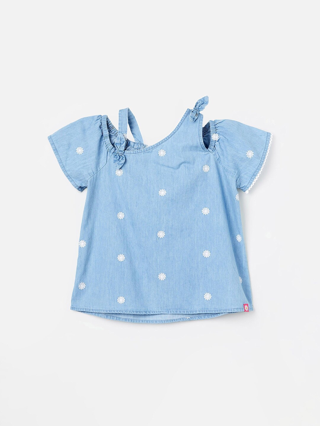 Fame Forever by Lifestyle Girls Floral Embroidered Pure Cotton A-Line Top, Blue
Fame Forever by Lifestyle Girls Floral Embroidered Pure Cotton A-Line Top, Blue