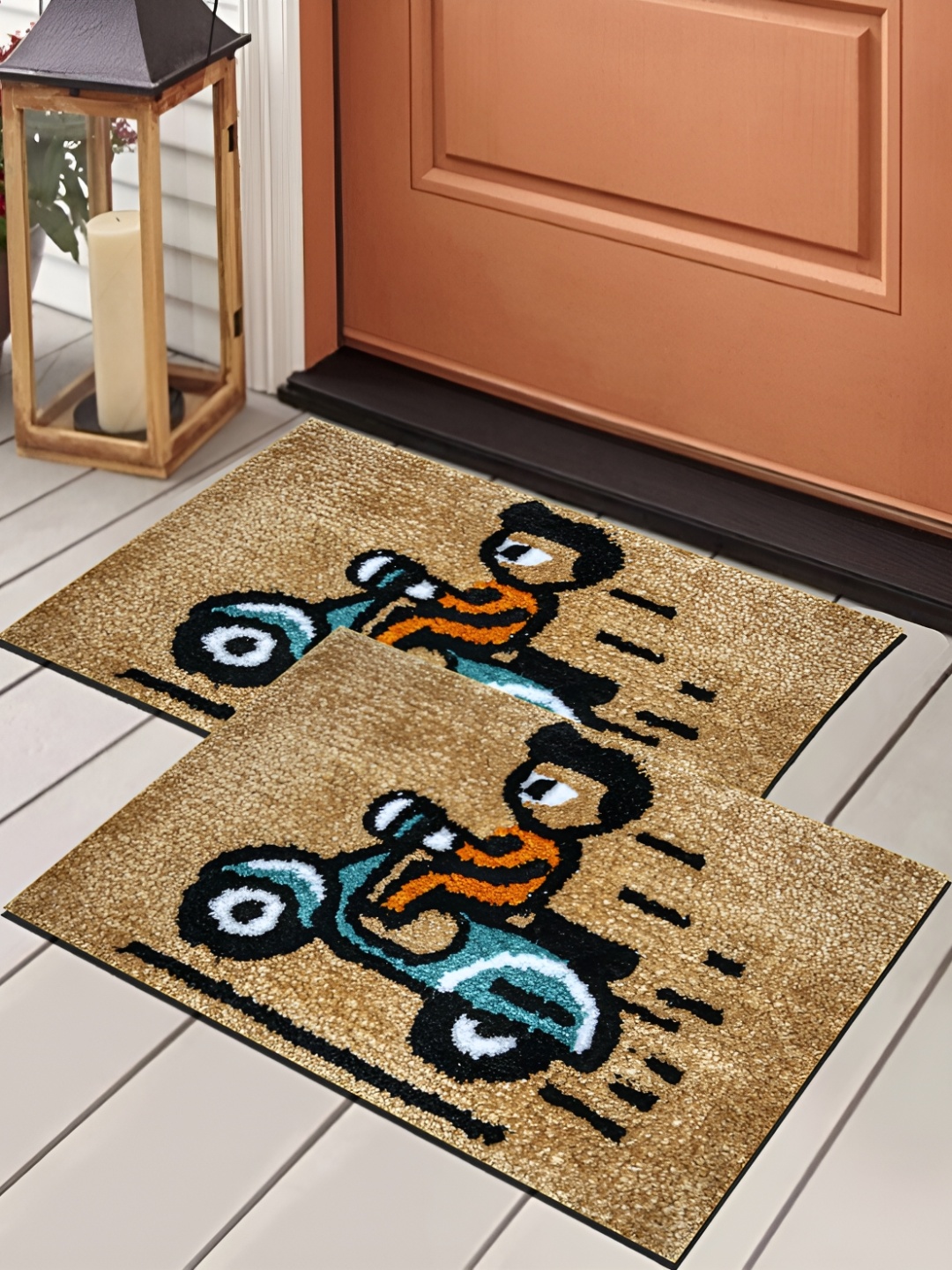 Aura Brown & Blue 2Pcs Cartoon Designed Printed 2500 GSM Microfiber Anti-Skid Doormats
Aura Brown & Blue 2Pcs Cartoon Designed Printed 2500 GSM Microfiber Anti-Skid Doormats