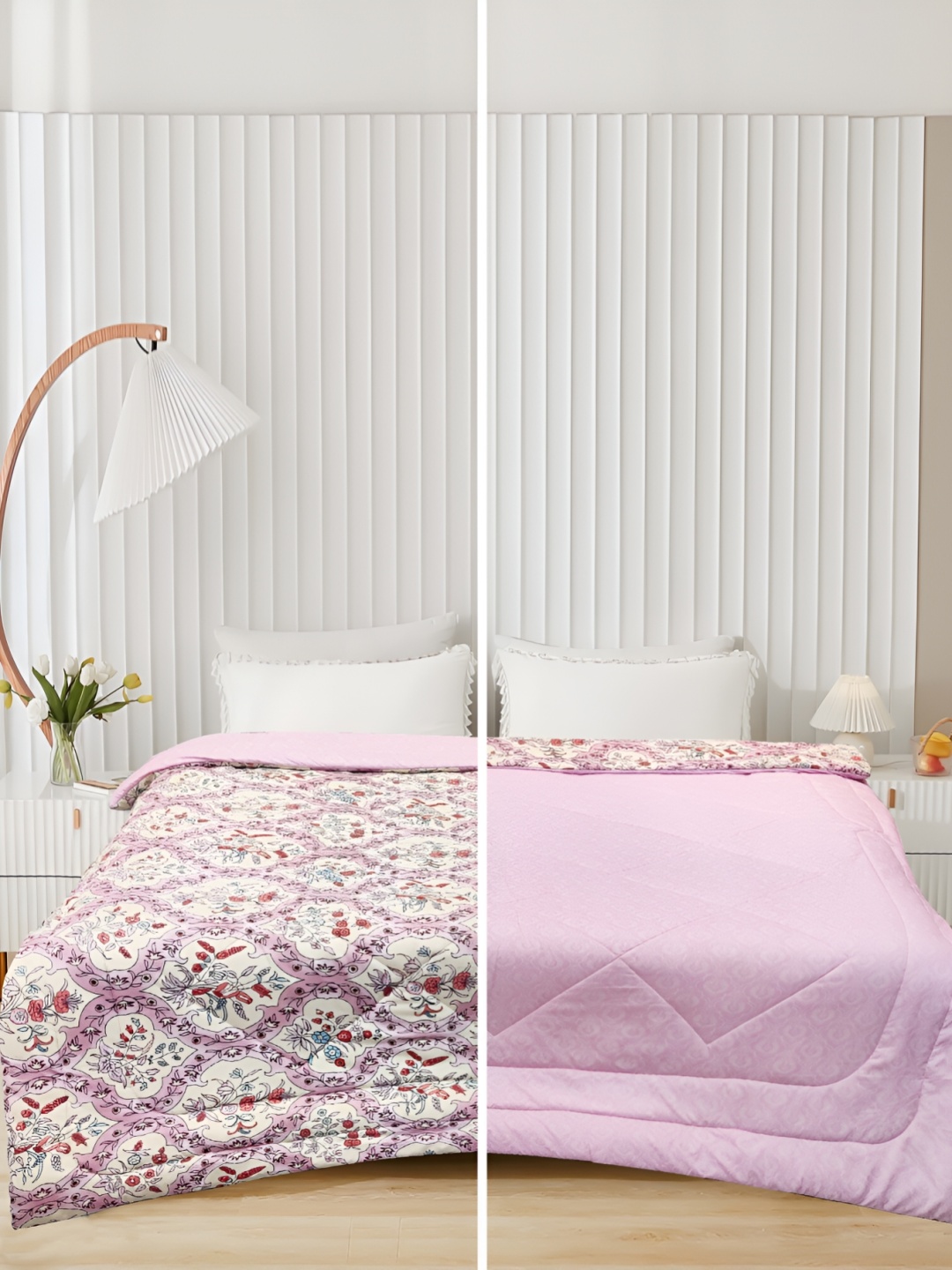 Supreme Home Collective Pink & White Ethnic Motifs AC Room 300 GSM Double Bed Comforter
Supreme Home Collective Pink & White Ethnic Motifs AC Room 300 GSM Double Bed Comforter