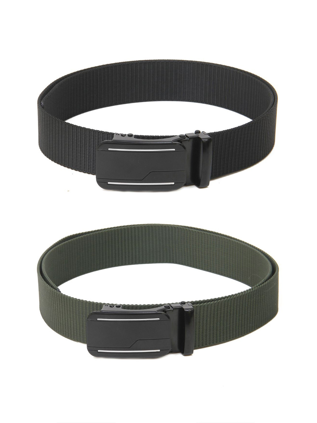 Calvadoss Boys Set of 2 Textured Belt, Black 
Calvadoss Boys Set of 2 Textured Belt, Black