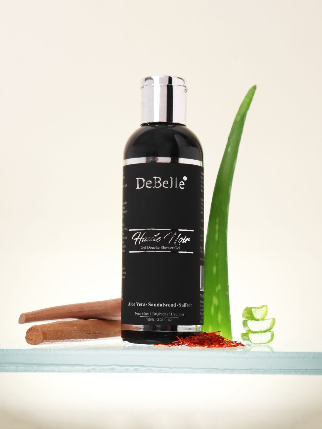 DeBelle Gel Douche Shower Gel Haute Noir Enriched With Rose Water Saffron Sandalwood Oil, Black
DeBelle Gel Douche Shower Gel Haute Noir Enriched With Rose Water Saffron Sandalwood Oil, Black