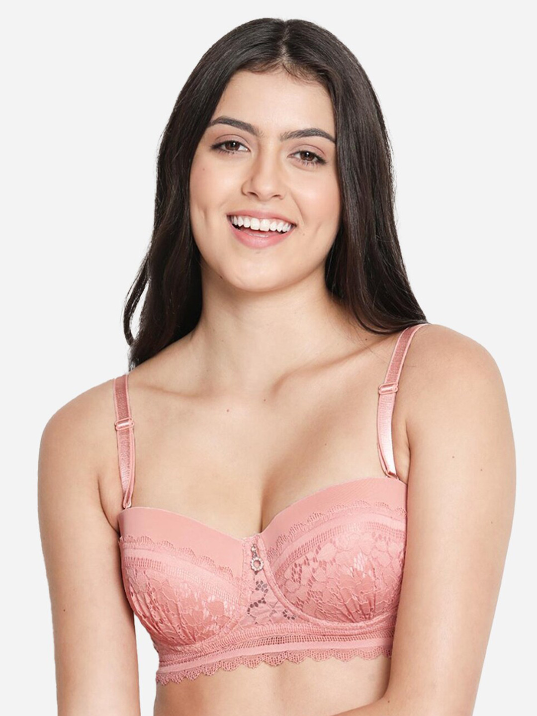 Susie Medium Coverage Underwired Lightly Padded Balconette Bra With All Day Comfort, Pink
Susie Medium Coverage Underwired Lightly Padded Balconette Bra With All Day Comfort, Pink
