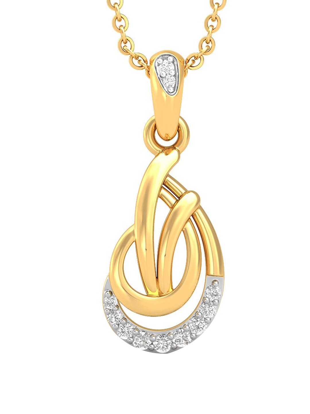 CANDERE A KALYAN JEWELLERS COMPANY 18KT (750) BIS Hallmark CZ Studded Gold Pendant-0.99gm
CANDERE A KALYAN JEWELLERS COMPANY 18KT (750) BIS Hallmark CZ Studded Gold Pendant-0.99gm