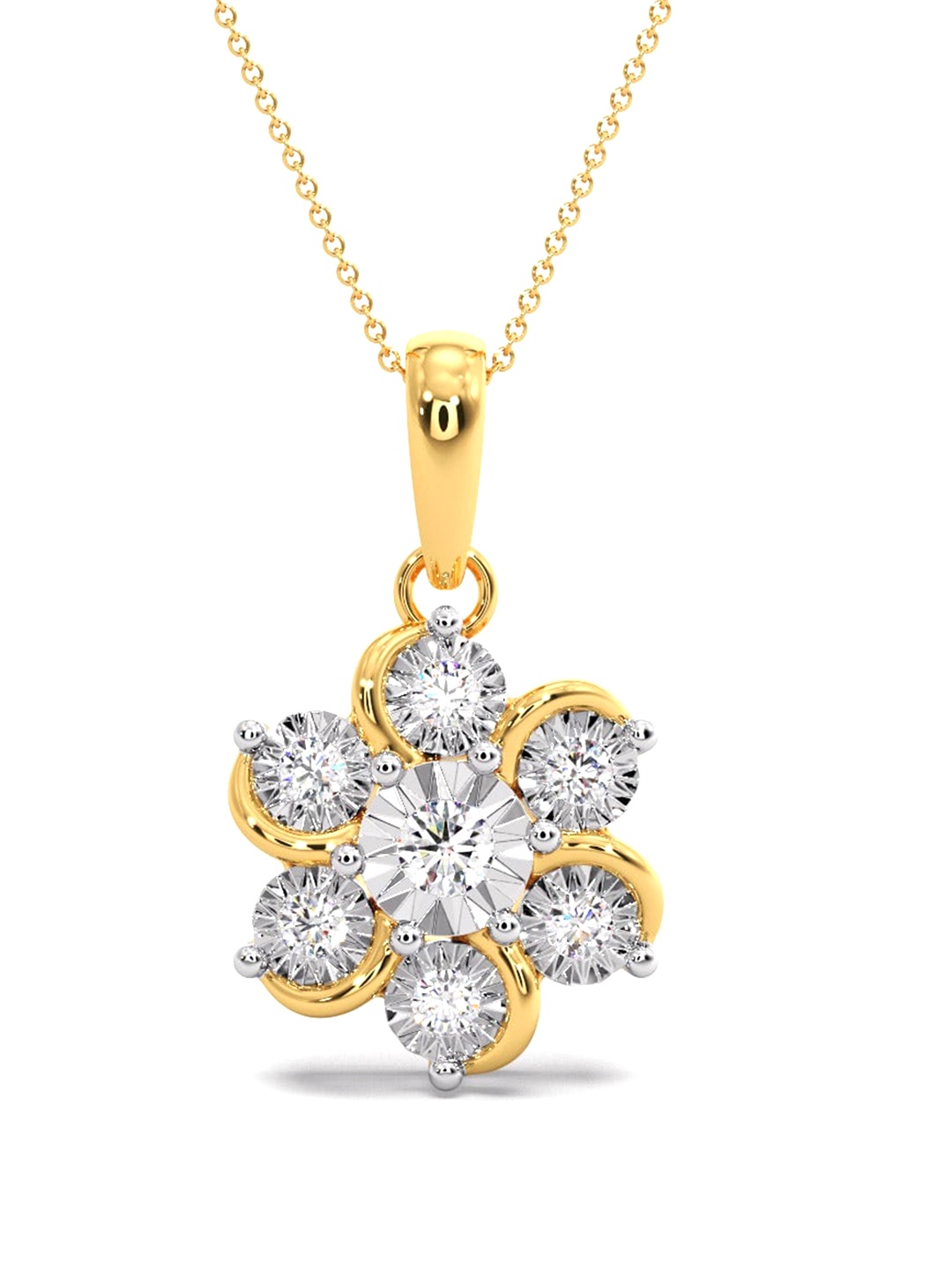 CANDERE A KALYAN JEWELLERS COMPANY BIS Hallmark 18KT (750) Gold Diamond Pendant-2.91gm
CANDERE A KALYAN JEWELLERS COMPANY BIS Hallmark 18KT (750) Gold Diamond Pendant-2.91gm