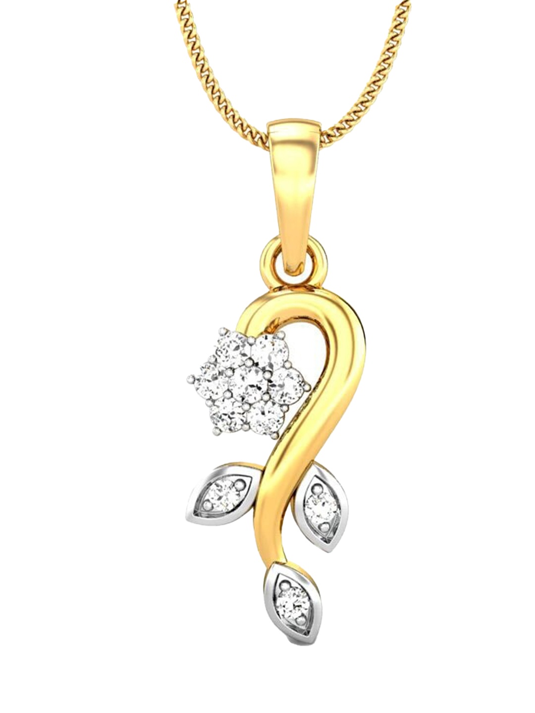 CANDERE A KALYAN JEWELLERS COMPANY 14KT (585) BIS Hallmark CZ Studded Gold Pendant-1.01gm
CANDERE A KALYAN JEWELLERS COMPANY 14KT (585) BIS Hallmark CZ Studded Gold Pendant-1.01gm