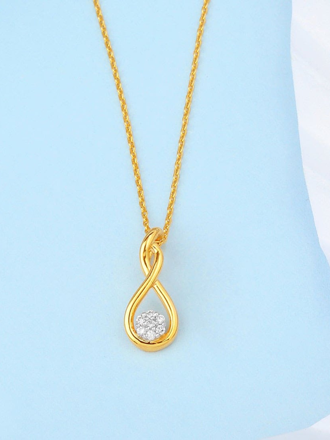 CANDERE A KALYAN JEWELLERS COMPANY BIS Hallmark 14KT (585) Gold Diamond Pendant-1.06gm
CANDERE A KALYAN JEWELLERS COMPANY BIS Hallmark 14KT (585) Gold Diamond Pendant-1.06gm