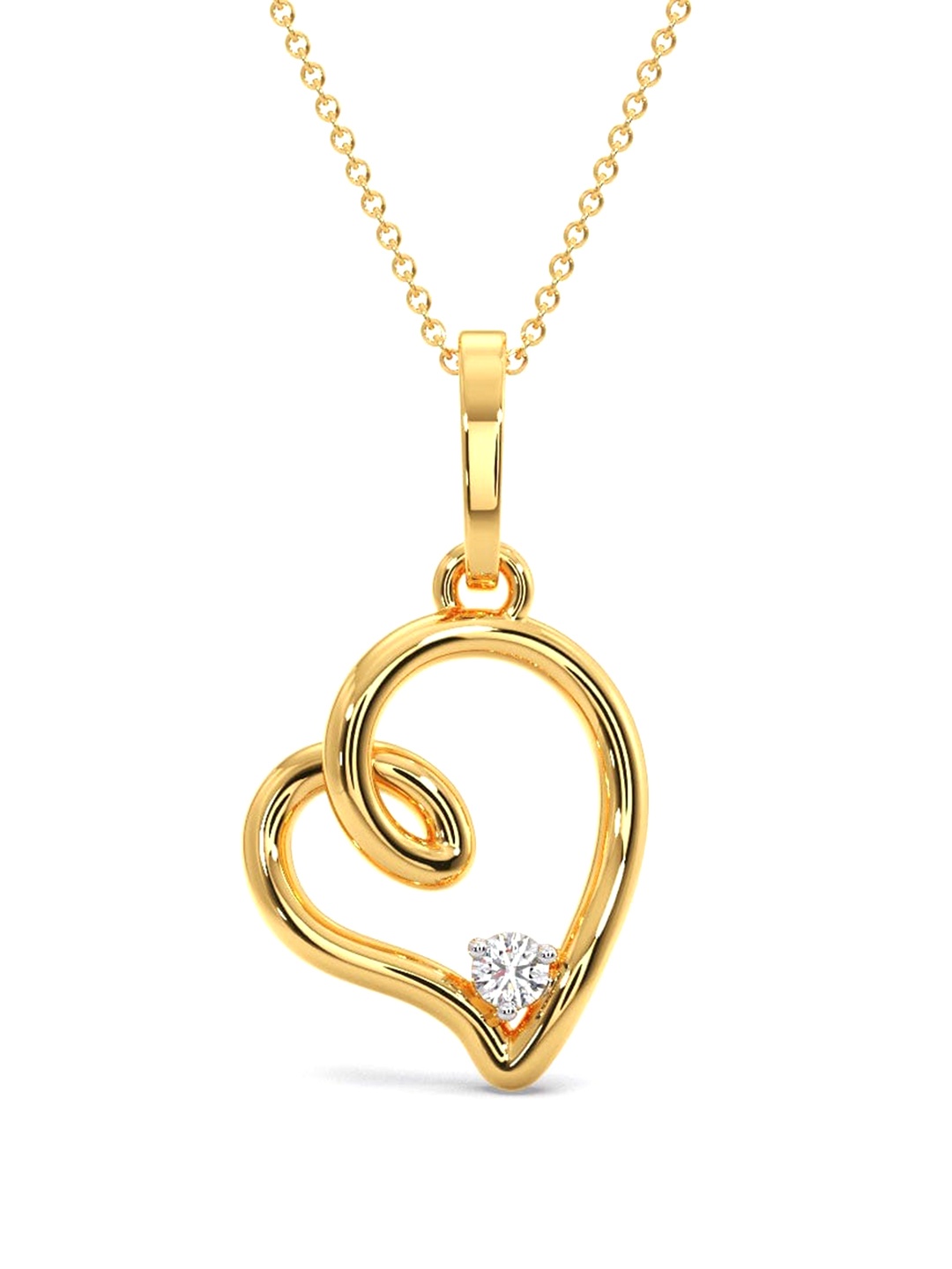 CANDERE A KALYAN JEWELLERS COMPANY BIS Hallmark 14KT (585) Gold Diamond Pendant-0.9gm
CANDERE A KALYAN JEWELLERS COMPANY BIS Hallmark 14KT (585) Gold Diamond Pendant-0.9gm