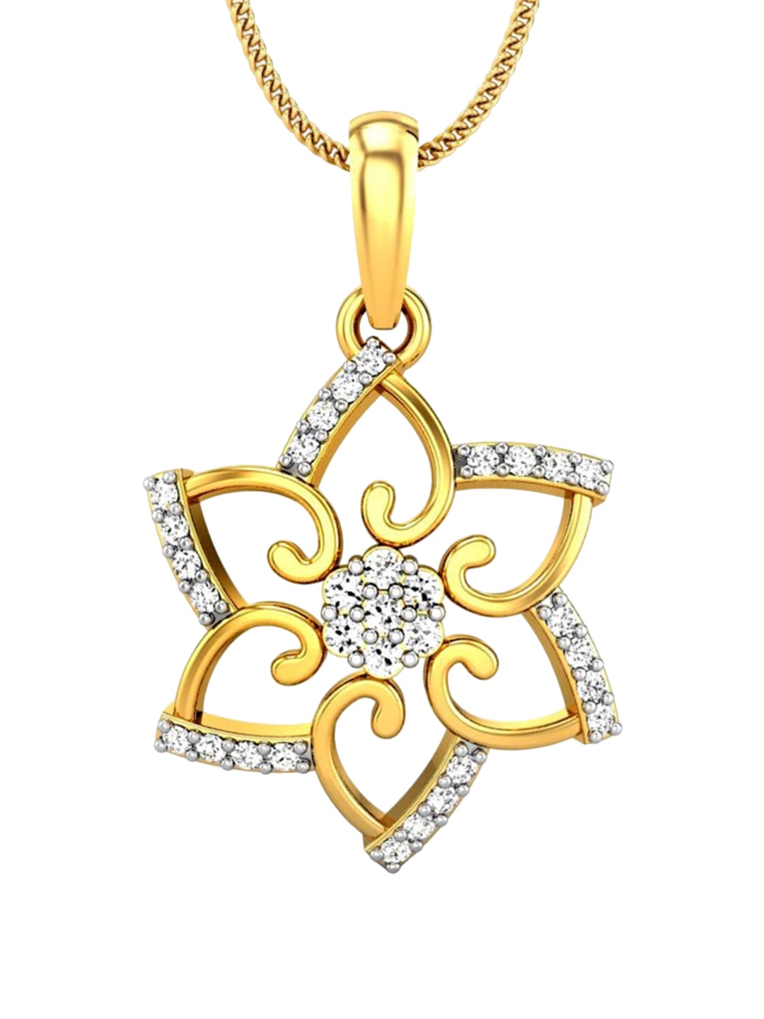 CANDERE A KALYAN JEWELLERS COMPANY BIS Hallmark 14KT (585) Gold Diamond Pendant-1.45gm
CANDERE A KALYAN JEWELLERS COMPANY BIS Hallmark 14KT (585) Gold Diamond Pendant-1.45gm