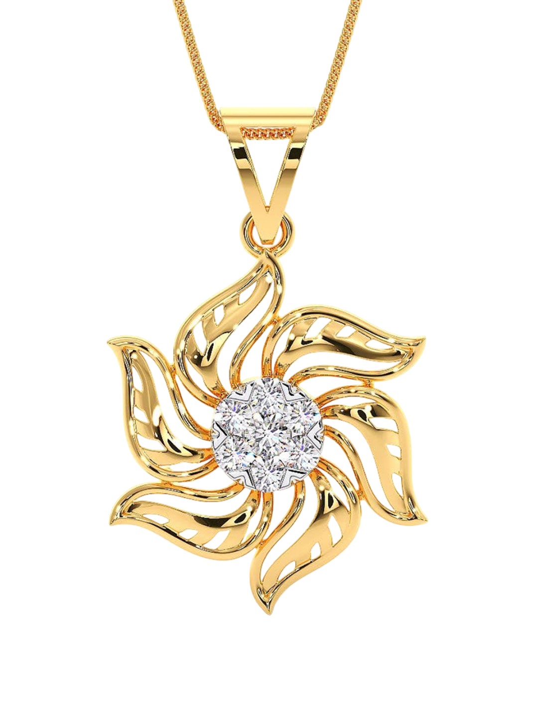 CANDERE A KALYAN JEWELLERS COMPANY 14KT (585) BIS Hallmark CZ Studded Gold Pendant-1.34gm
CANDERE A KALYAN JEWELLERS COMPANY 14KT (585) BIS Hallmark CZ Studded Gold Pendant-1.34gm
