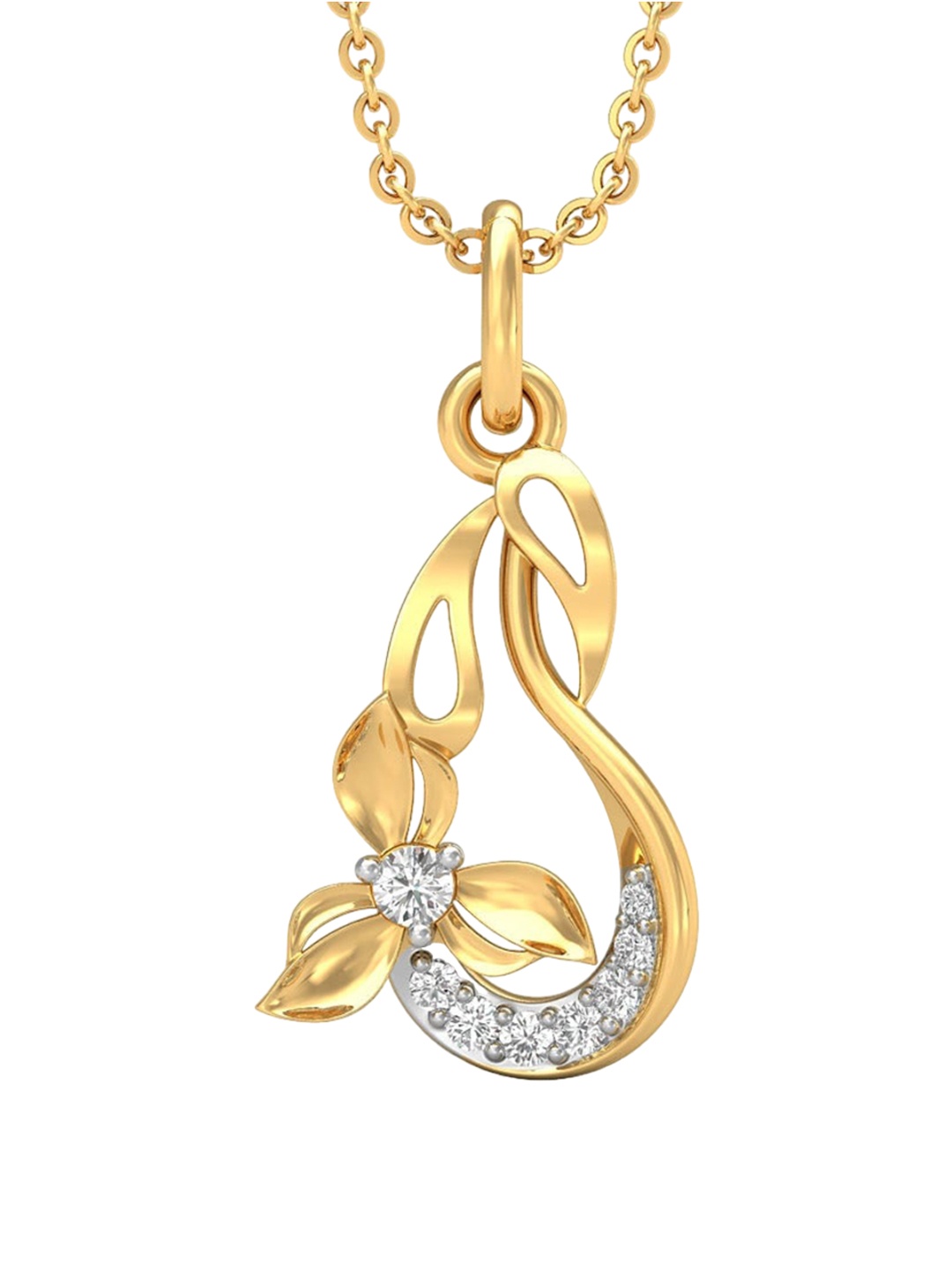 CANDERE A KALYAN JEWELLERS COMPANY 14KT (585) Cubic Zirconia Studded Gold Pendant-0.69 gm
CANDERE A KALYAN JEWELLERS COMPANY 14KT (585) Cubic Zirconia Studded Gold Pendant-0.69 gm