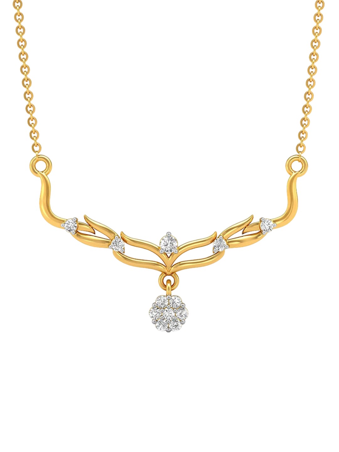 CANDERE A KALYAN JEWELLERS COMPANY 18KT (750) BIS Hallmark CZ Studded Gold Pendant-1.11 gm
CANDERE A KALYAN JEWELLERS COMPANY 18KT (750) BIS Hallmark CZ Studded Gold Pendant-1.11 gm