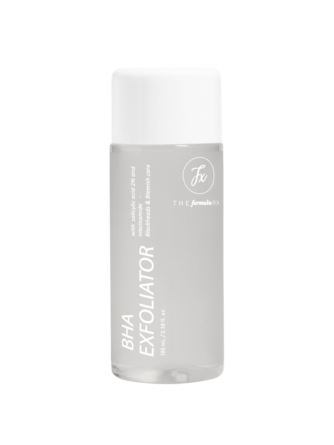 The Formularx 2% BHA Exfoliating Serum for Acne & Blackheads - 100ml, Transparent
The Formularx 2% BHA Exfoliating Serum for Acne & Blackheads - 100ml, Transparent