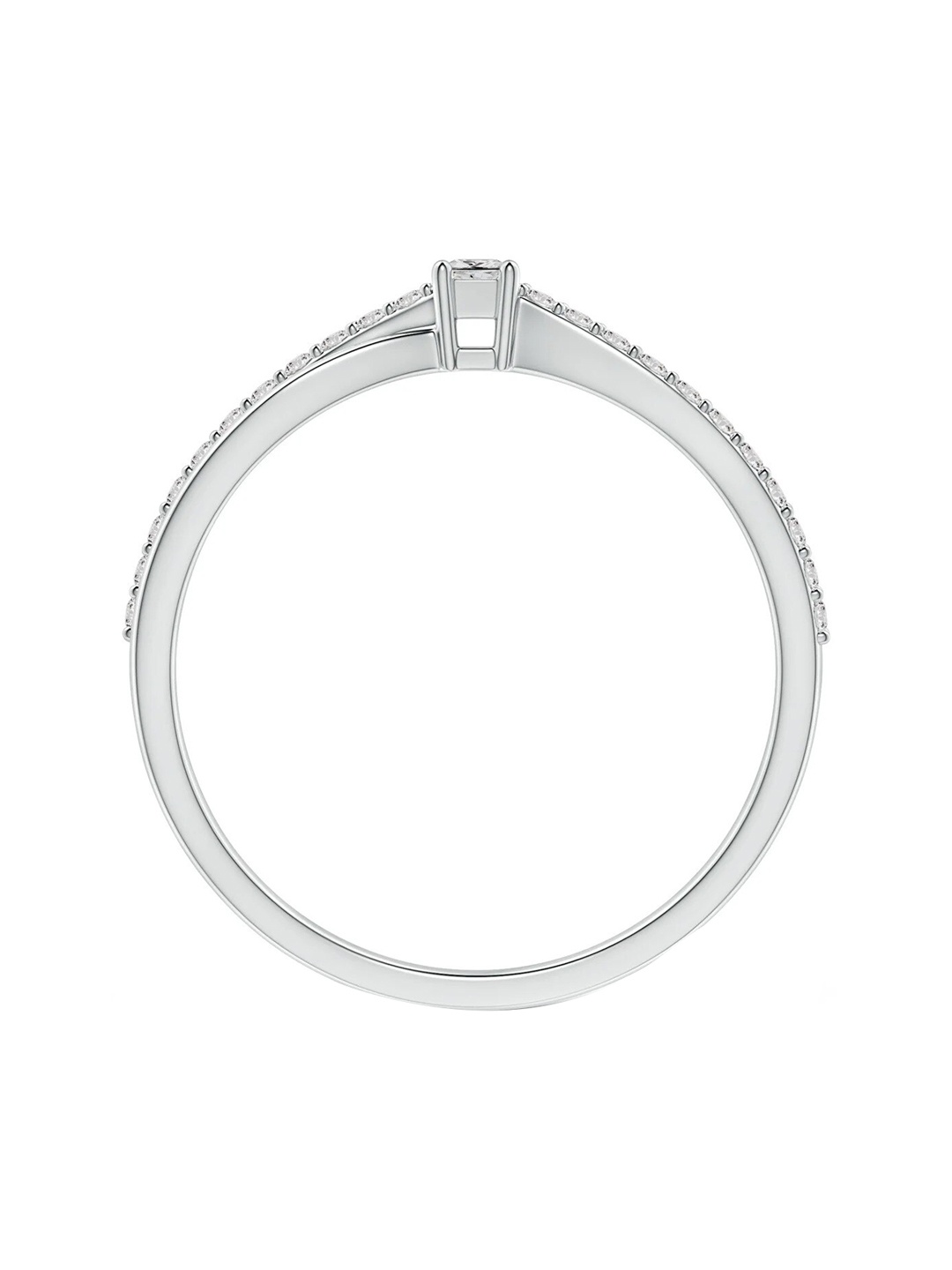 Angara 14KT White Gold Prong Set Princess-Cut Natural Diamond Split Shank Promise Ring
Angara 14KT White Gold Prong Set Princess-Cut Natural Diamond Split Shank Promise Ring
