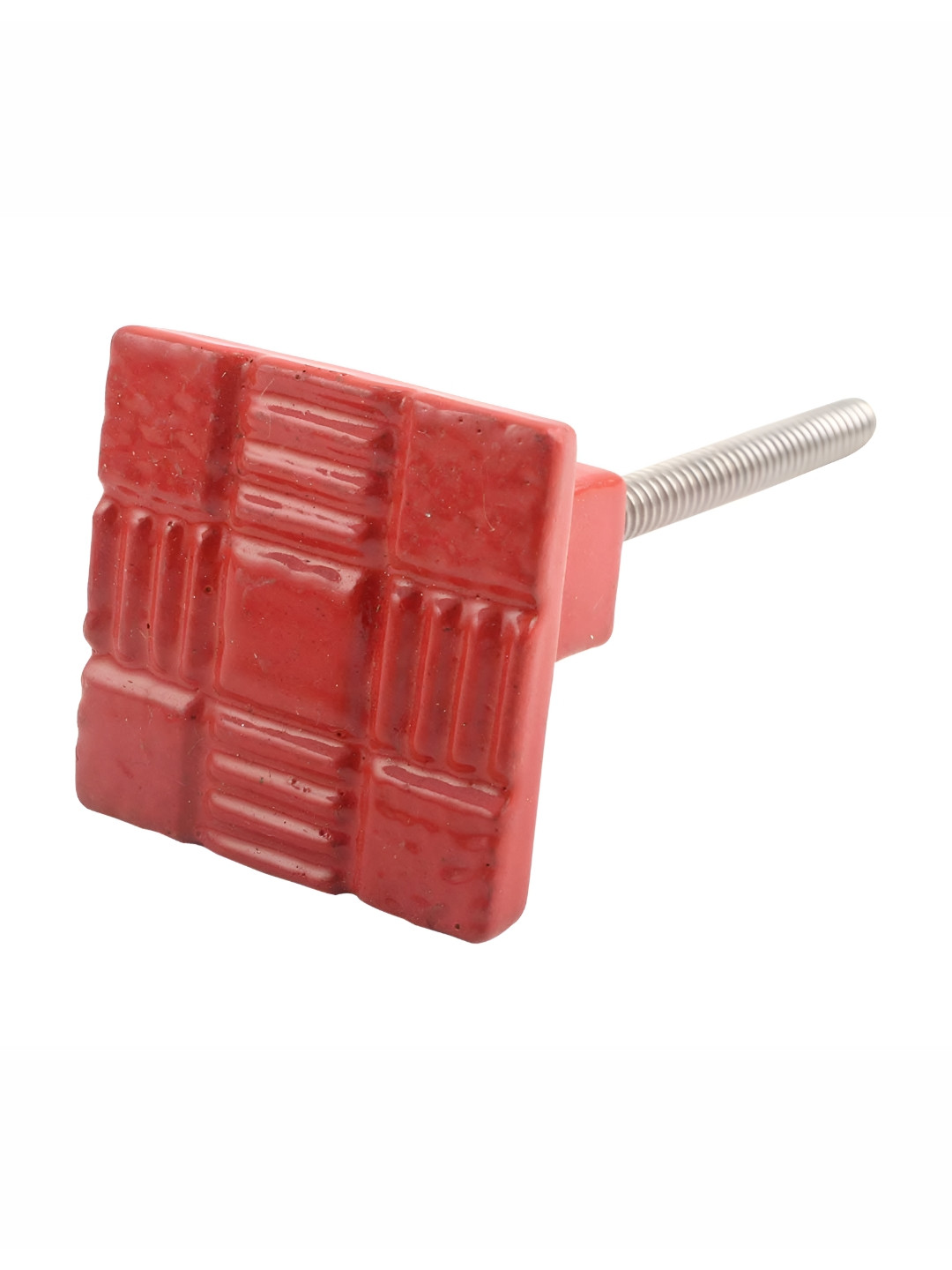 Indianshelf Red Textured Square Iron Cabinet knob
Indianshelf Red Textured Square Iron Cabinet knob