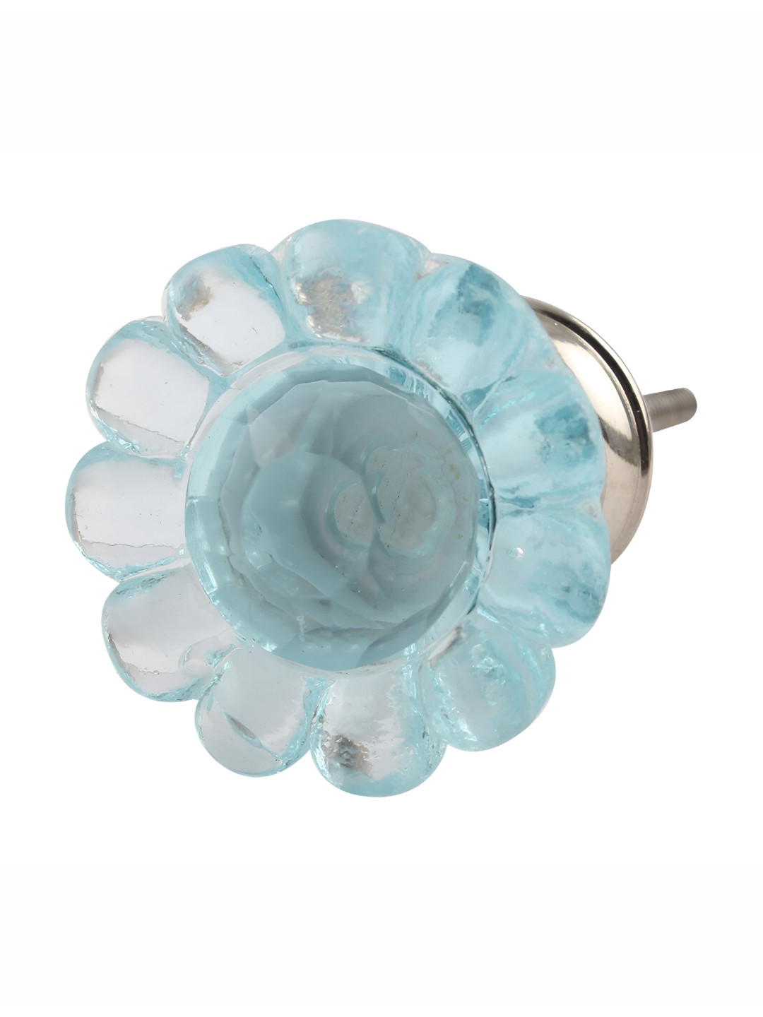 Indianshelf Turquoise Blue Daisy Floral Crystal Glass Drawer Knob
Indianshelf Turquoise Blue Daisy Floral Crystal Glass Drawer Knob