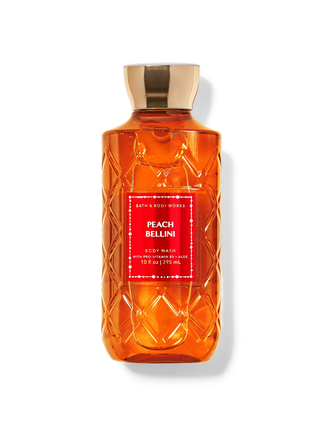 Bath & Body Works Peach Bellini Body Wash with Pro Vitamin B5 & Aloe - 295 ml, Orange
Bath & Body Works Peach Bellini Body Wash with Pro Vitamin B5 & Aloe - 295 ml, Orange