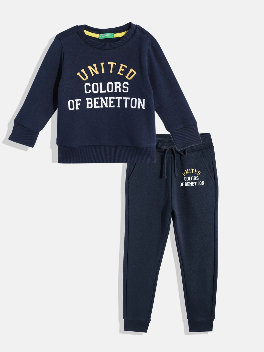 United Colors of Benetton Boys Pack Of 2 Printed Sweatshirts & Joggers, Navy blue
United Colors of Benetton Boys Pack Of 2 Printed Sweatshirts & Joggers, Navy blue
