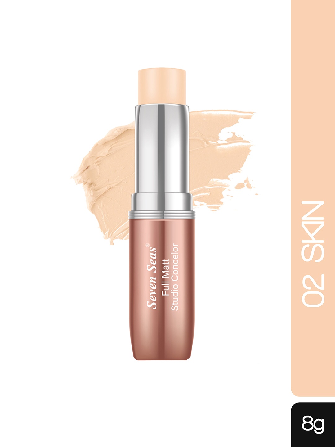 Seven Seas Full Matt Picture Perfect Studio Concealer Stick - 8 gm - 02 Skin, Cream
Seven Seas Full Matt Picture Perfect Studio Concealer Stick - 8 gm - 02 Skin, Cream