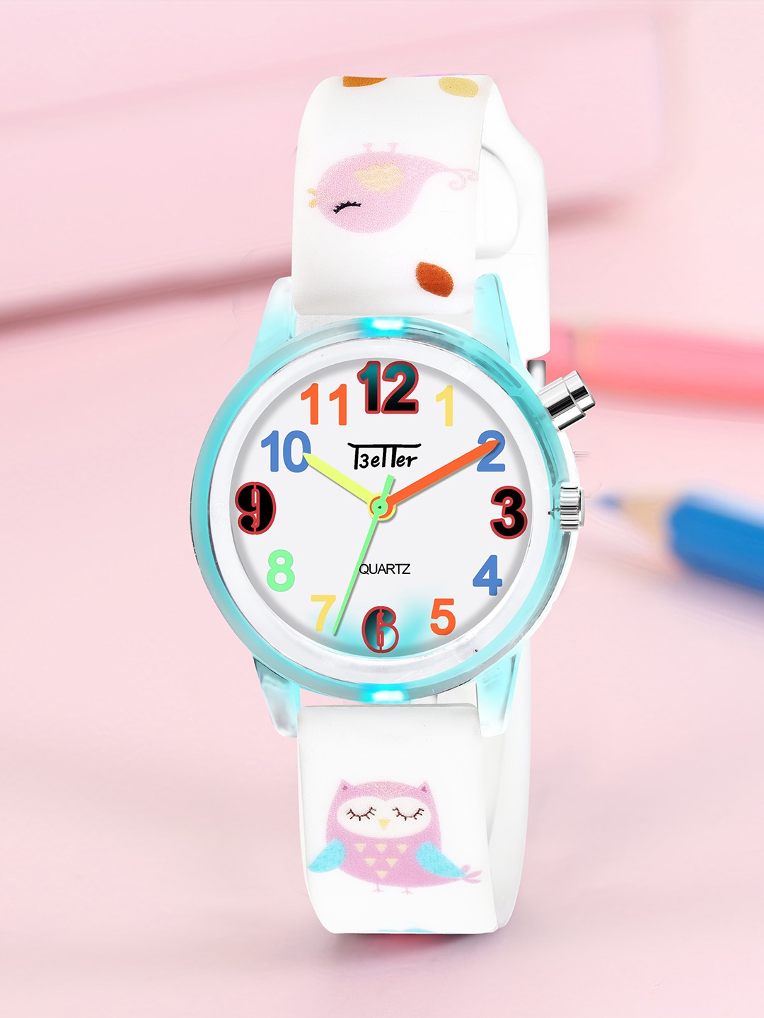 YOUNG MISSION Girls Bracelet Style Straps Analogue Watches Better Watch 1192 WH, White
YOUNG MISSION Girls Bracelet Style Straps Analogue Watches Better Watch 1192 WH, White