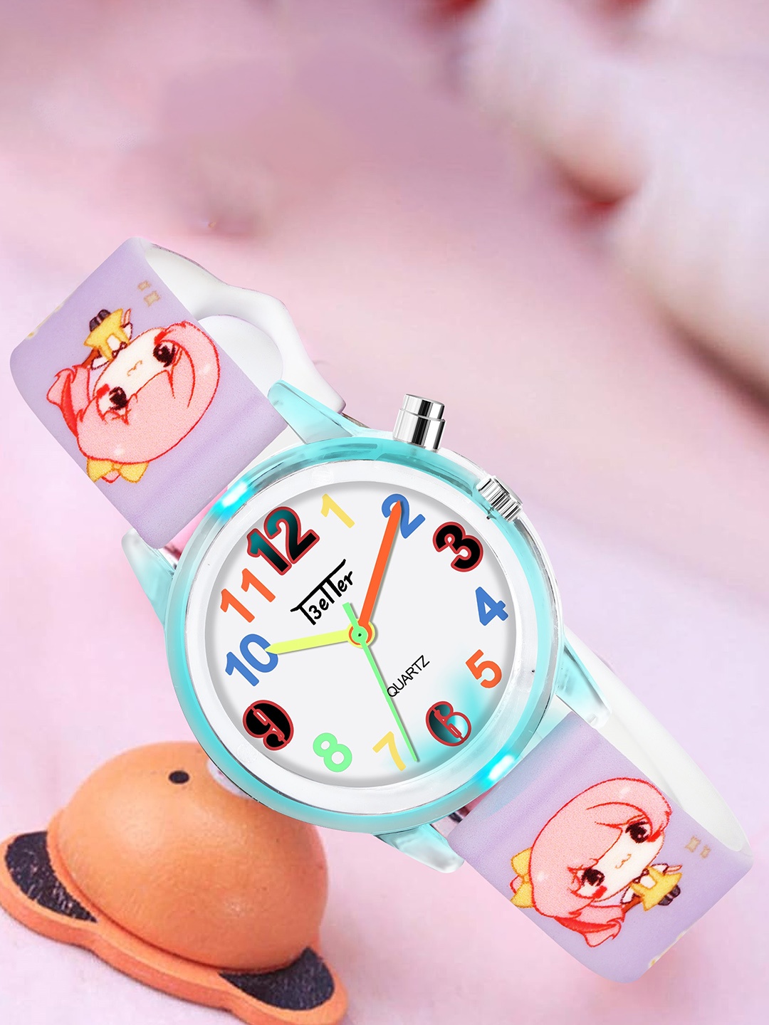 YOUNG MISSION Girls Printed Dial & Straps Analogue Watches Better Watch 1192 PR, White
YOUNG MISSION Girls Printed Dial & Straps Analogue Watches Better Watch 1192 PR, White