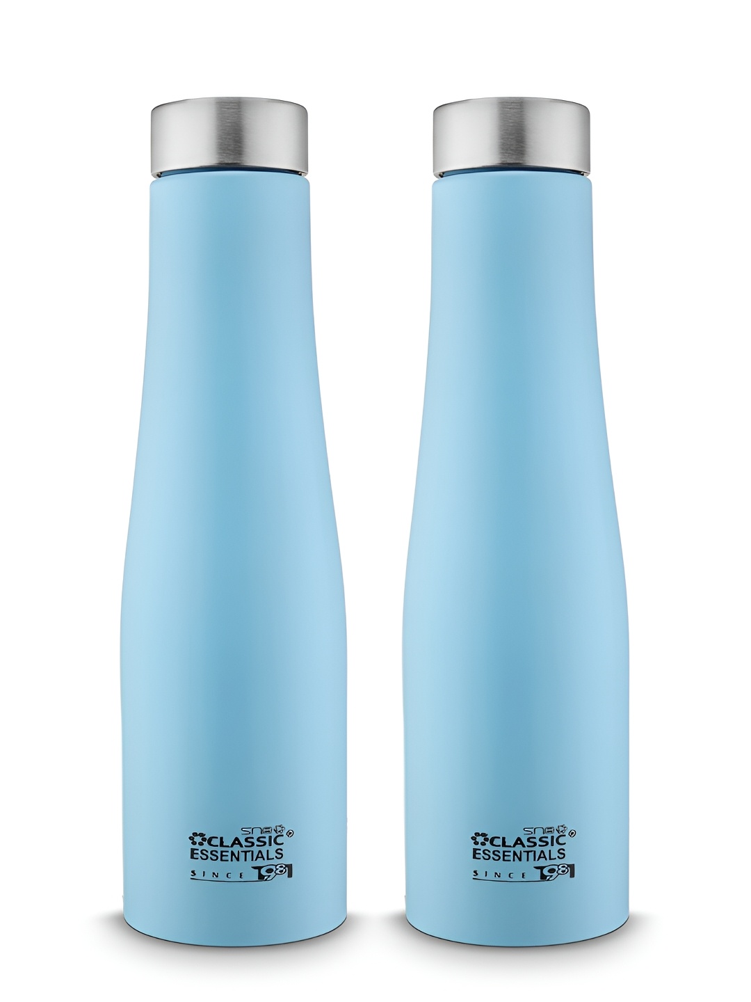 Classic Essentials Blue 2 Pieces Brand Logo Printed Stainless Steel Water Bottle 1l
Classic Essentials Blue 2 Pieces Brand Logo Printed Stainless Steel Water Bottle 1l