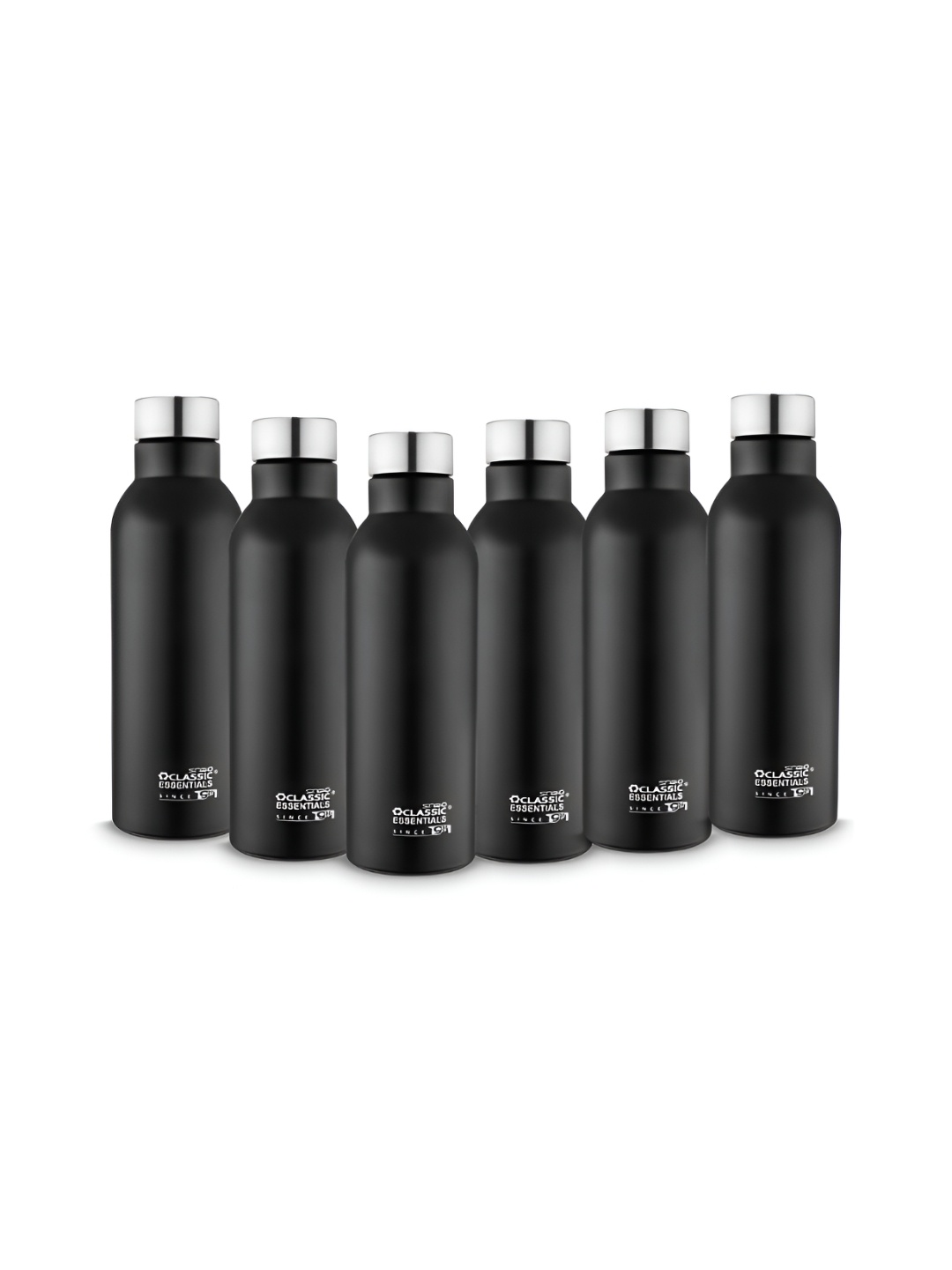 Classic Essentials Black 6 Pieces Brand Logo Printed Stainless Steel Water Bottle 1l
Classic Essentials Black 6 Pieces Brand Logo Printed Stainless Steel Water Bottle 1l
