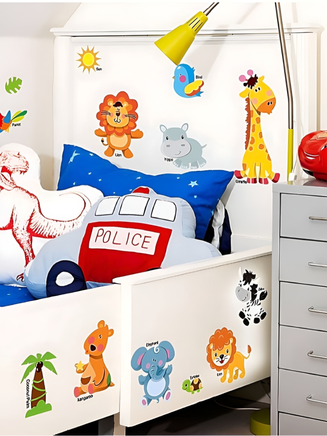 Jaamso Royals Yellow & Brown Jungle Animals Printed Self-Adhesive Removable Wall Sticker
Jaamso Royals Yellow & Brown Jungle Animals Printed Self-Adhesive Removable Wall Sticker