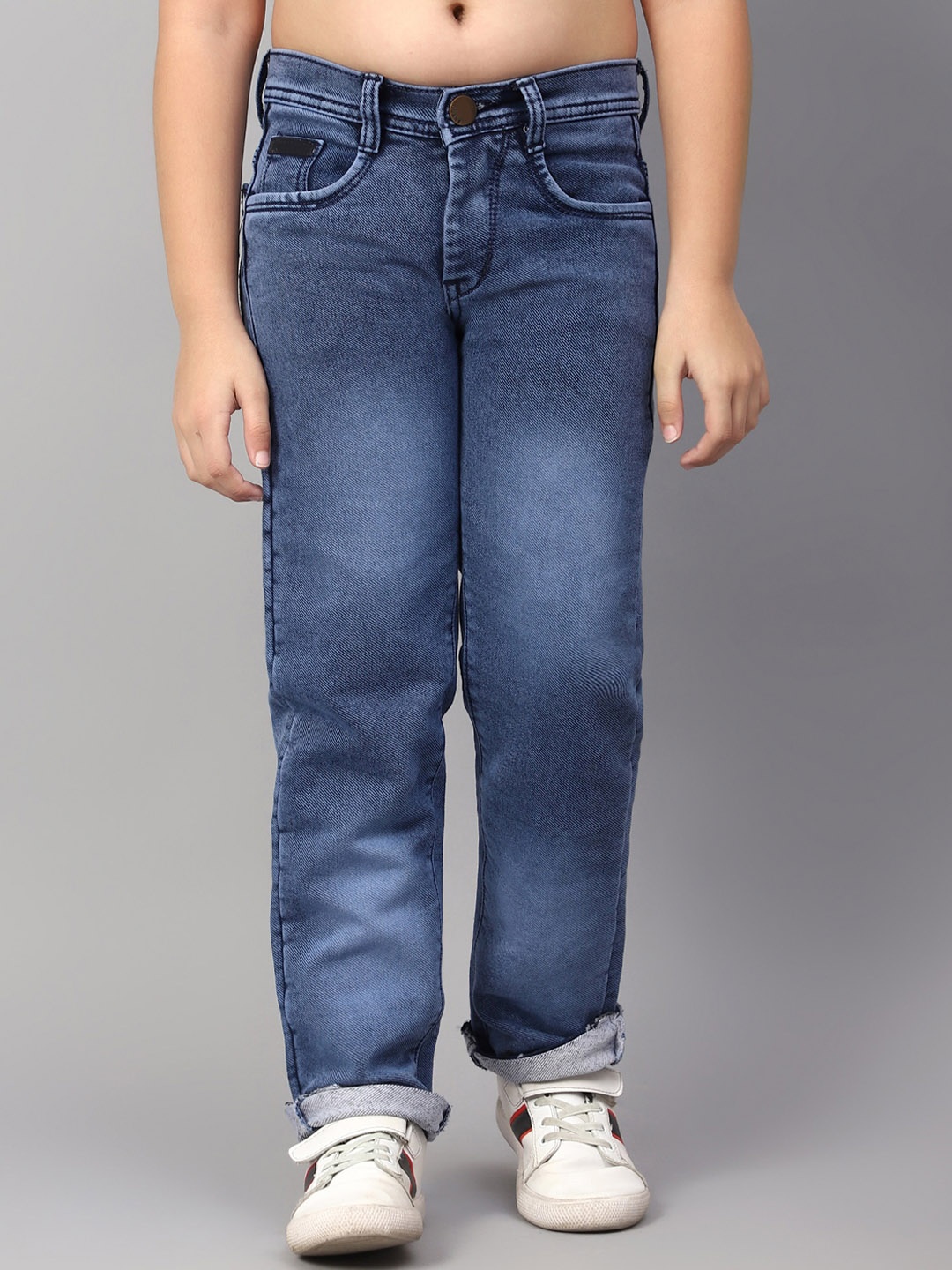 BAESD Boys Mid-Rise Dark Shade Heavy Fade Clean Look Cotton Jeans, Blue
BAESD Boys Mid-Rise Dark Shade Heavy Fade Clean Look Cotton Jeans, Blue