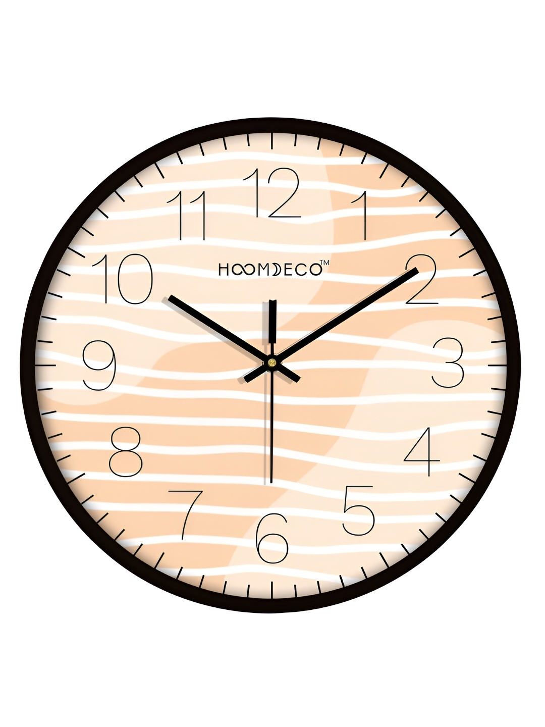 HOOMDECO Peach & Black Printed Round Shaped Contemporary Analogue Wall Clock
HOOMDECO Peach & Black Printed Round Shaped Contemporary Analogue Wall Clock