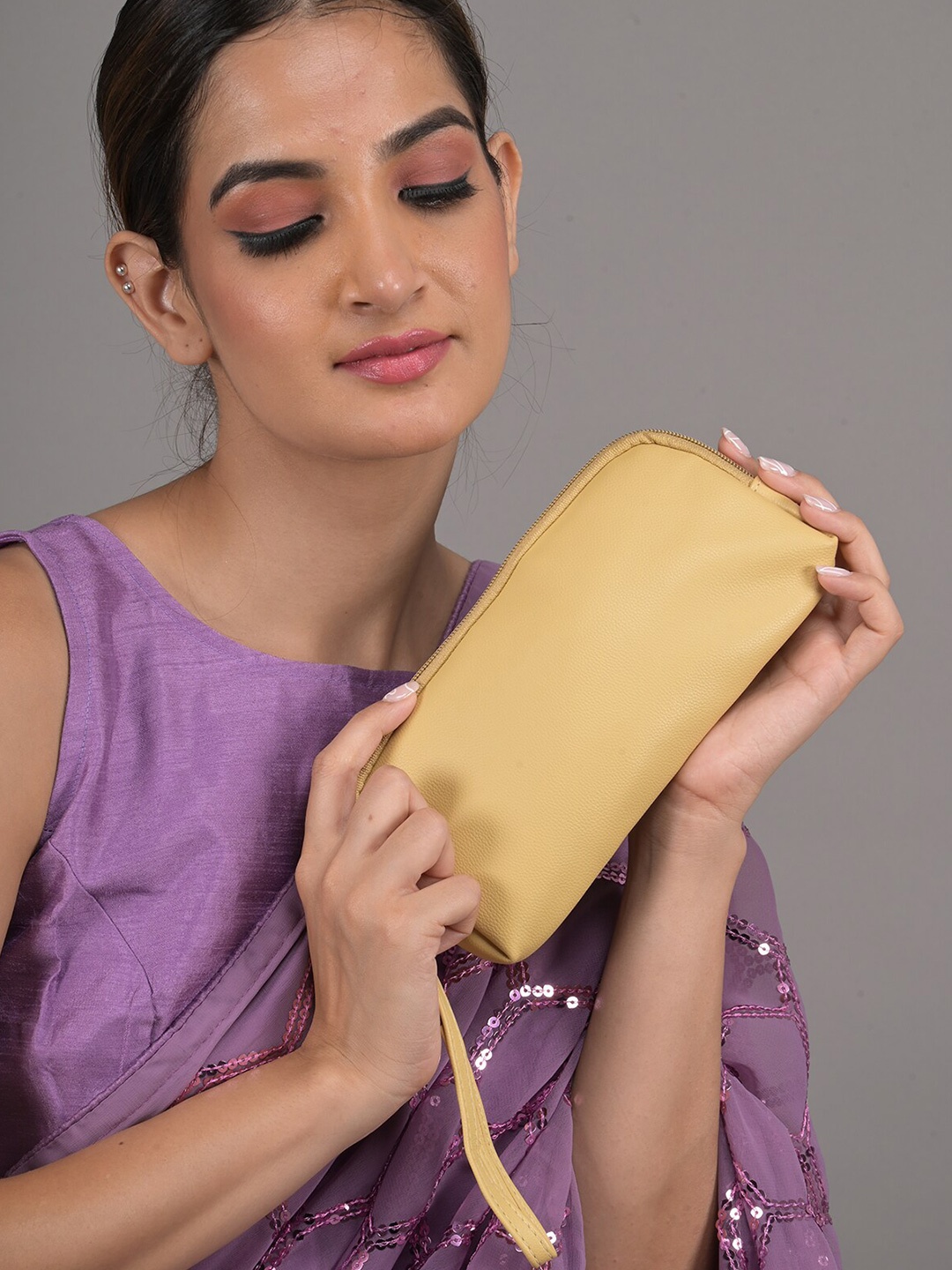 ODETTE Box Clutch, Yellow