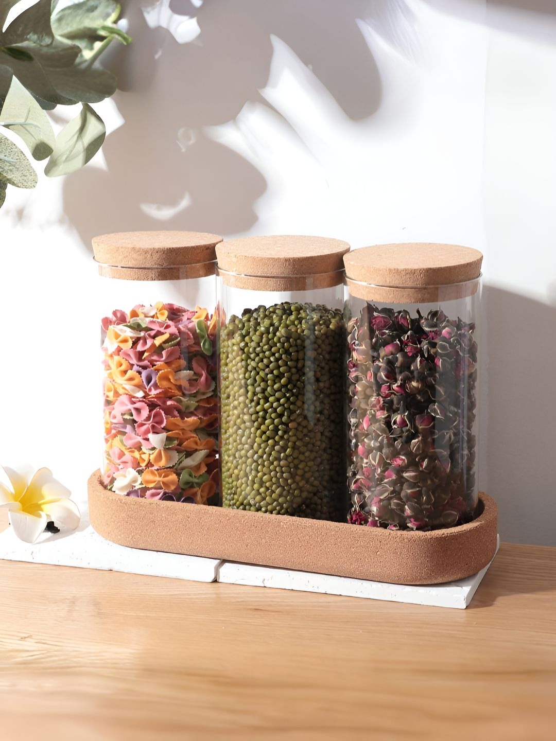 UMAI Transparent 3-pcs Borosilicate Glass Jars With Cork Lid & Cork Tray 700 ml
UMAI Transparent 3-pcs Borosilicate Glass Jars With Cork Lid & Cork Tray 700 ml