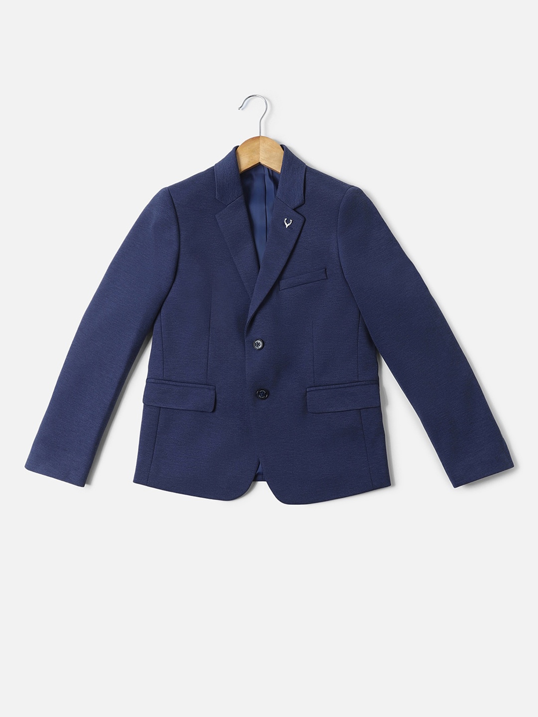 Allen Solly Junior Boys Textured Notched Lapel Collar Single Breasted Blazer, Navy blue
Allen Solly Junior Boys Textured Notched Lapel Collar Single Breasted Blazer, Navy blue