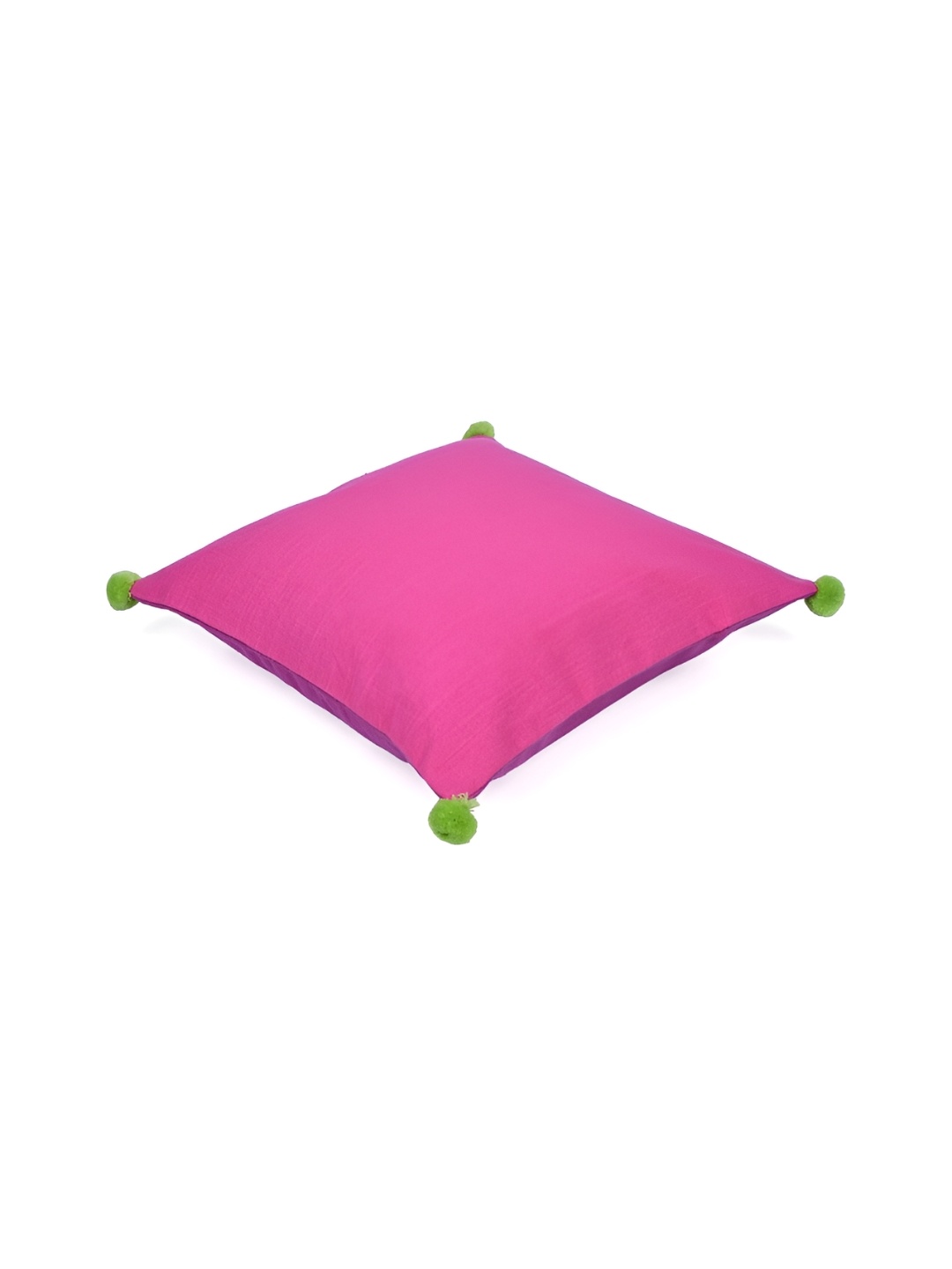 

Athome by Nilkamal Purple & Pink Cotton Square Cushion Cover