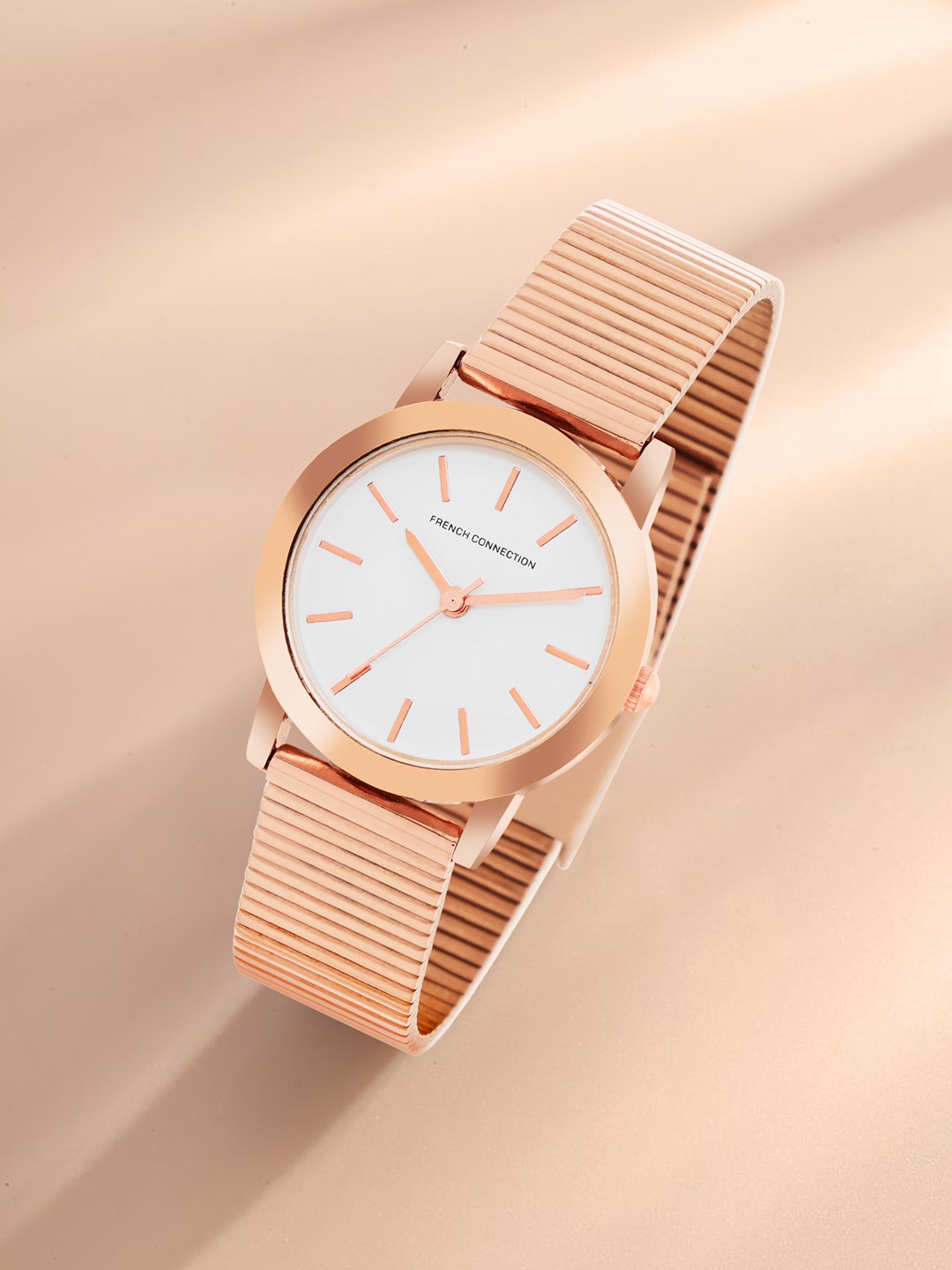 French Connection Women Stainless Steel Bracelet Style Straps Analogue Watch FCS06RGM, White
French Connection Women Stainless Steel Bracelet Style Straps Analogue Watch FCS06RGM, White
