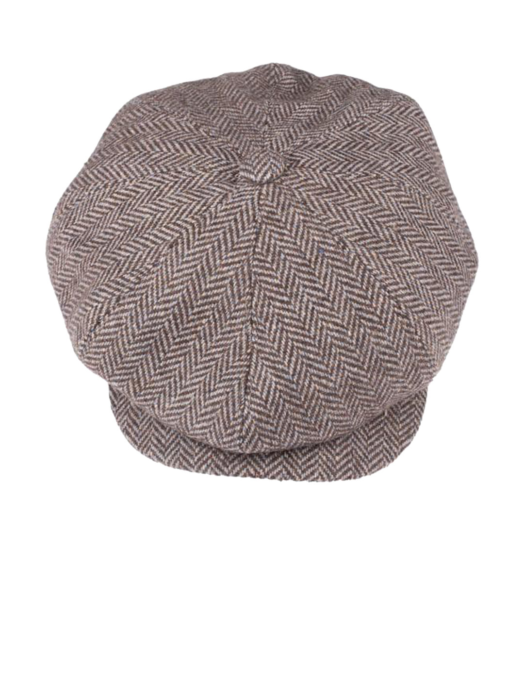 The Tie Hub Men Brown Self Design Flat Cap Hat 
The Tie Hub Men Brown Self Design Flat Cap Hat