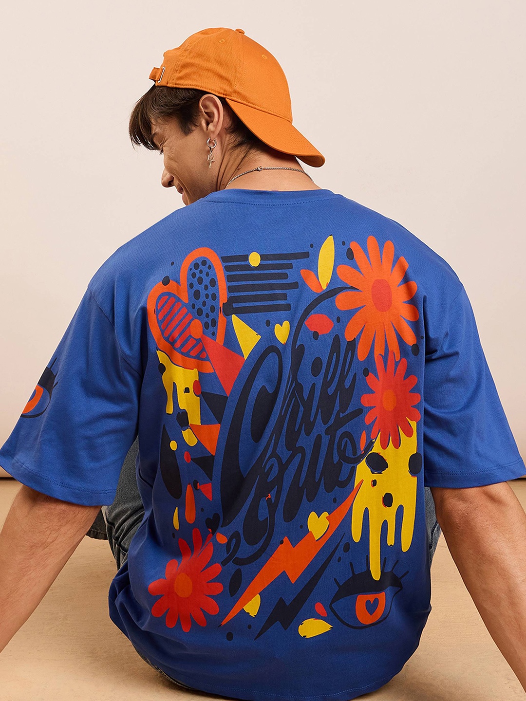 MASCLN SASSAFRAS Unisex Blue Floral Printed Drop-Shoulder Sleeves Cotton Oversized T-shirt
MASCLN SASSAFRAS Unisex Blue Floral Printed Drop-Shoulder Sleeves Cotton Oversized T-shirt
