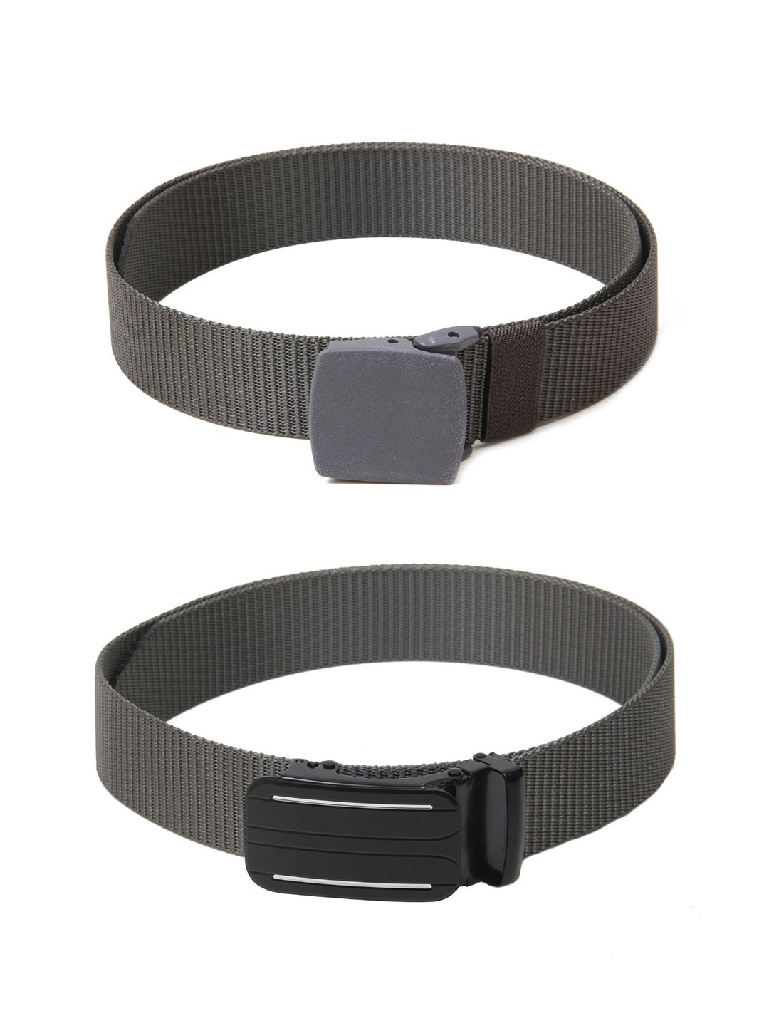 Calvadoss Men Set Of 2 Textured Wide Belts, Grey
Calvadoss Men Set Of 2 Textured Wide Belts, Grey