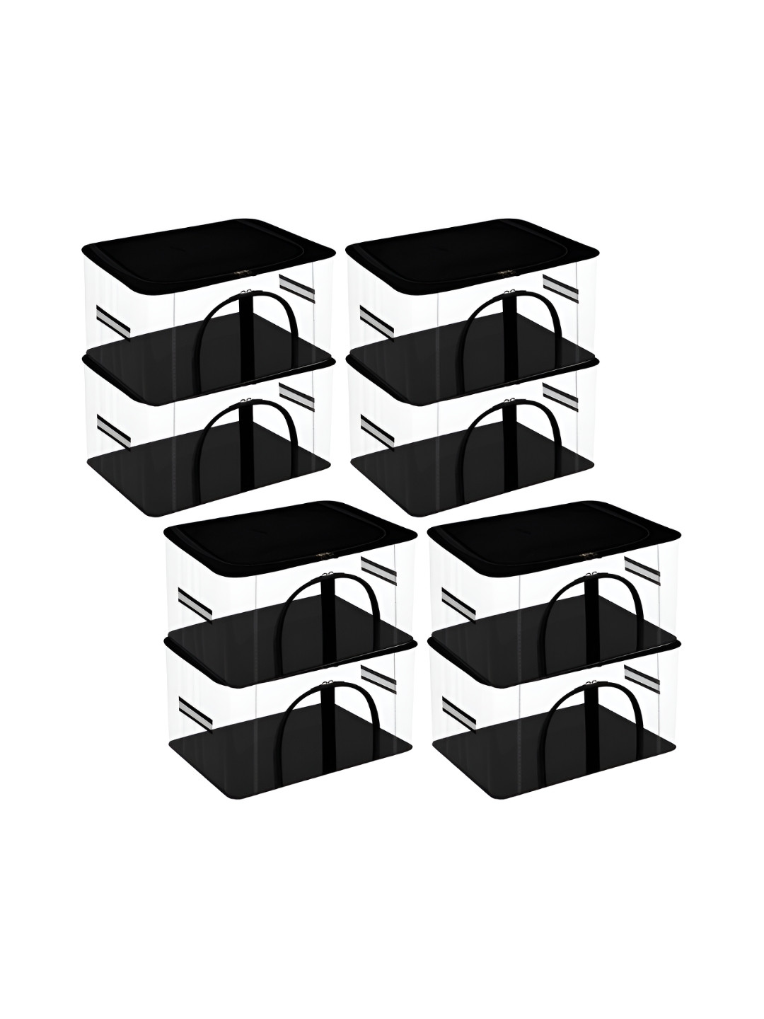 Kuber Industries Black 8 Pieces Shoes Organisers 
Kuber Industries Black 8 Pieces Shoes Organisers