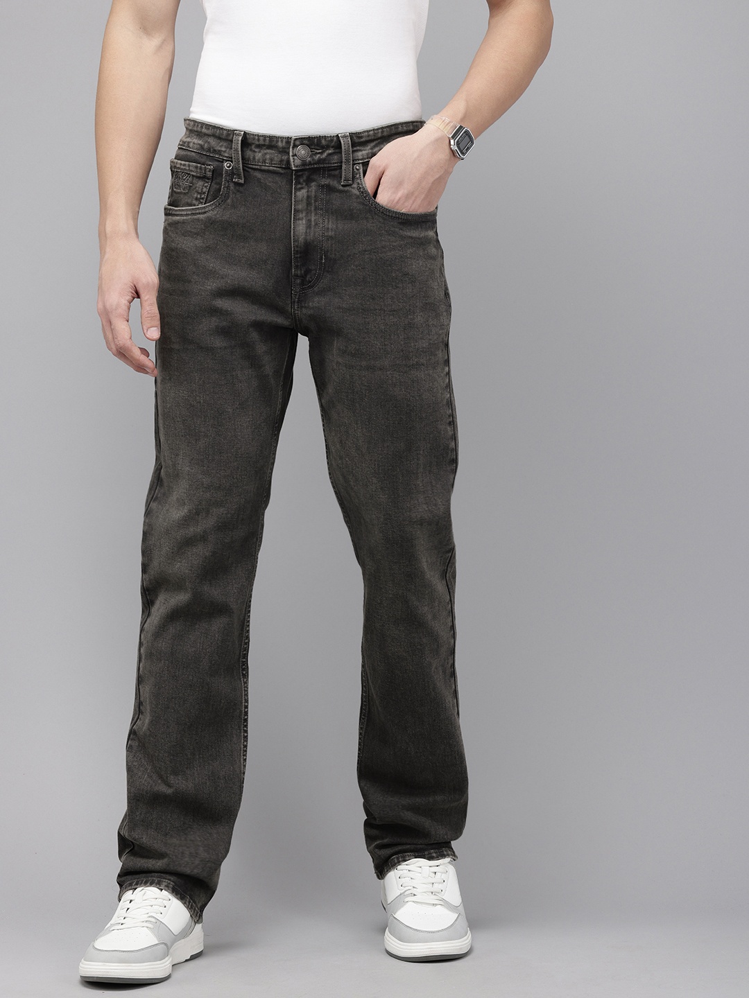 U.S. Polo Assn. Denim Co. Men Harold Slim Straight Fit Heavy Fade Stretchable Jeans, Black
U.S. Polo Assn. Denim Co. Men Harold Slim Straight Fit Heavy Fade Stretchable Jeans, Black