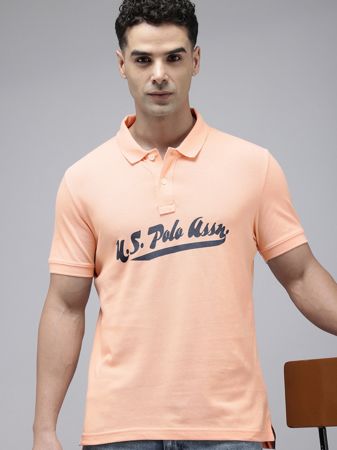 U.S. Polo Assn. Denim Co. Brand Logo Printed Slim Fit Pure Cotton Polo Collar T-shirt, Pink
U.S. Polo Assn. Denim Co. Brand Logo Printed Slim Fit Pure Cotton Polo Collar T-shirt, Pink
