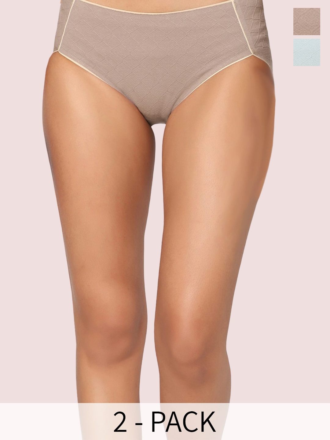 INTIMATE QUEEN Pack of 2 Cotton Seamless Hipster Full Coverage Body Adaptive Brief, Brown
INTIMATE QUEEN Pack of 2 Cotton Seamless Hipster Full Coverage Body Adaptive Brief, Brown