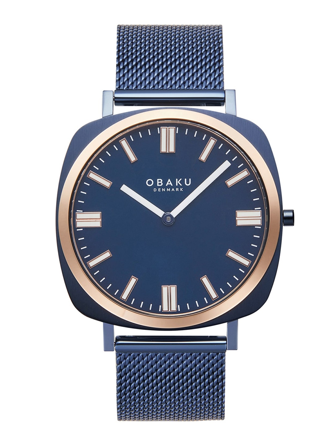 Obaku Punkter Ocean Men Round Dial & Stainless Steel Straps Analogue Watch V296GXSLML, Blue
Obaku Punkter Ocean Men Round Dial & Stainless Steel Straps Analogue Watch V296GXSLML, Blue