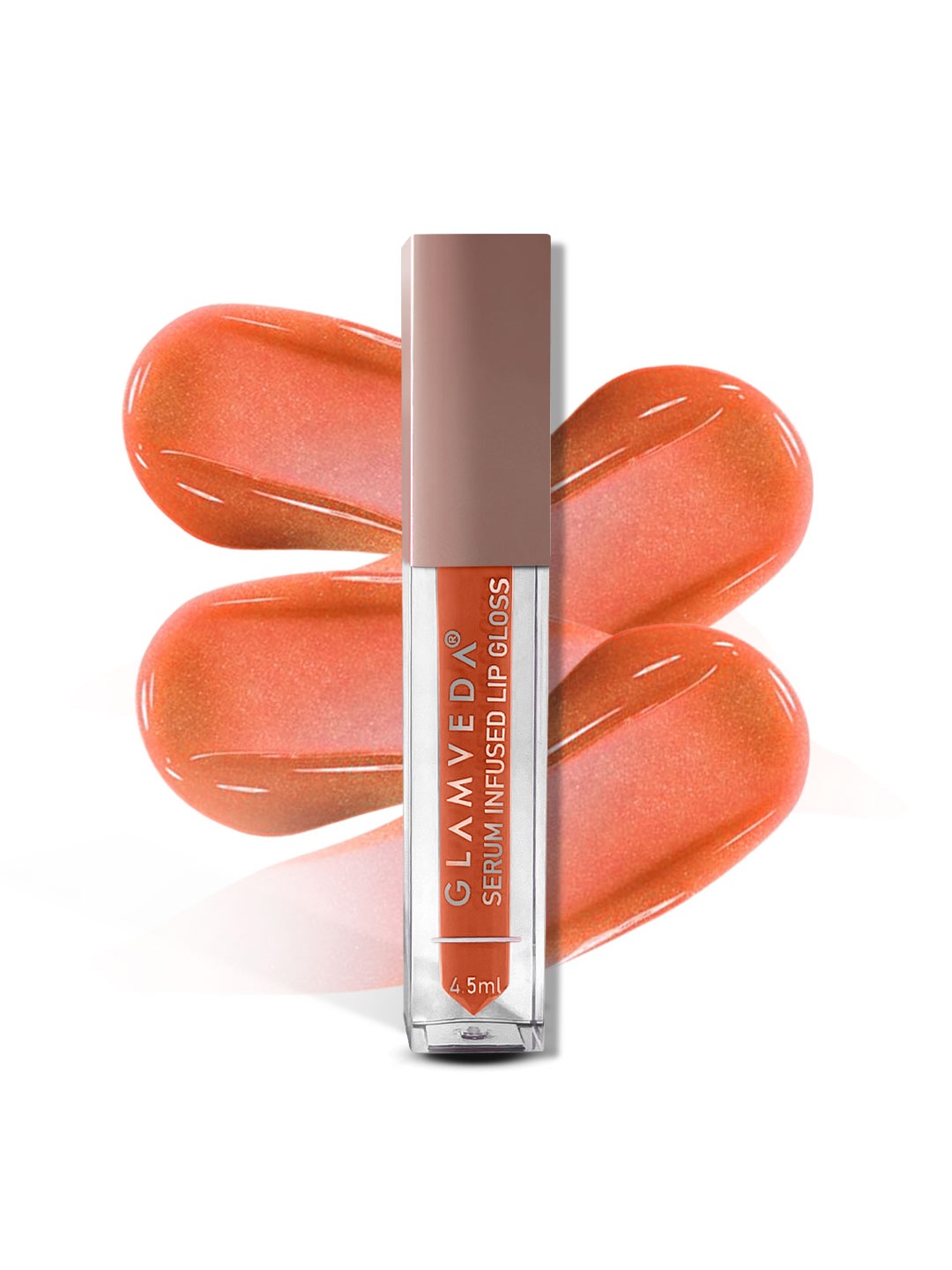 GLAMVEDA High Shine Serum Infused Lip Gloss with Vitamin E & Cocoa 4.5 ml - Paradise 119, Peach
GLAMVEDA High Shine Serum Infused Lip Gloss with Vitamin E & Cocoa 4.5 ml - Paradise 119, Peach