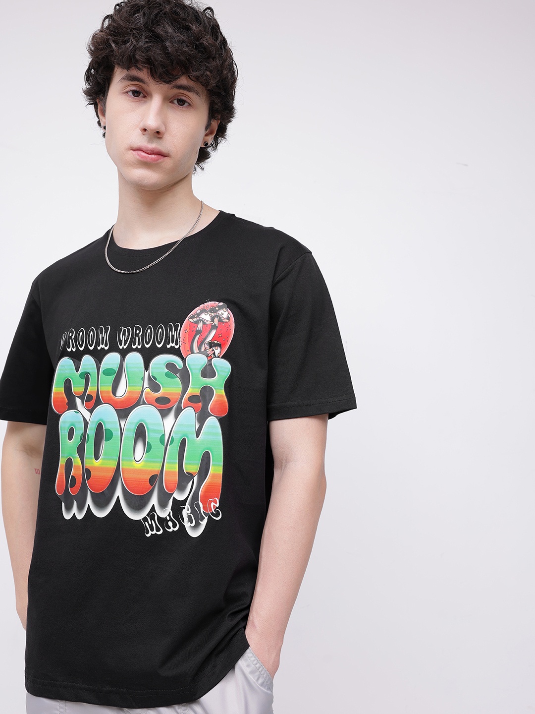 Kook N Keech Typography Printed Drop-Shoulder Sleeves Pure Cotton Relaxed Fit T-shirt, Black
Kook N Keech Typography Printed Drop-Shoulder Sleeves Pure Cotton Relaxed Fit T-shirt, Black