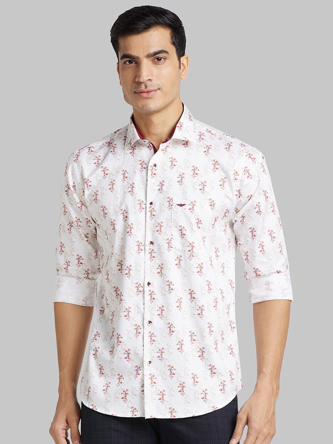 Park Avenue Spread Collar Long Sleeves Slim Fit Floral Printed Cotton Casual Shirt, Red
Park Avenue Spread Collar Long Sleeves Slim Fit Floral Printed Cotton Casual Shirt, Red
